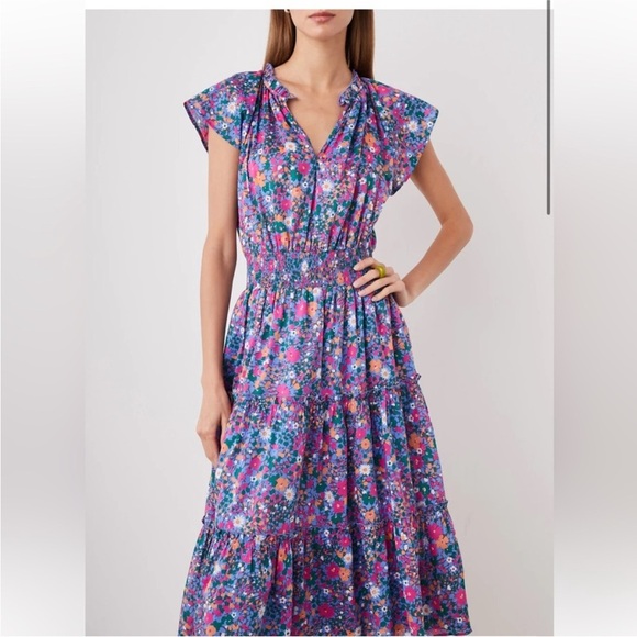 Rails Amellia Dress Leilani Floral xs midi - Picture 1 of 7